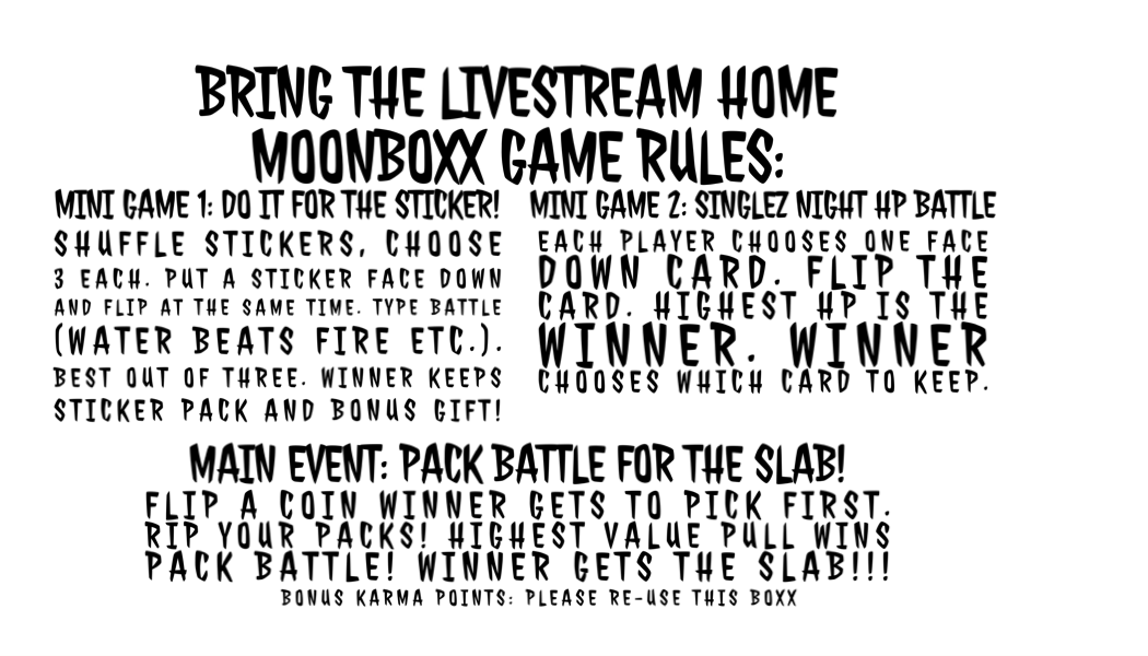 MOONBOXX: BRING THE LIVESTREAM HOME MYSTERY BOX GAME